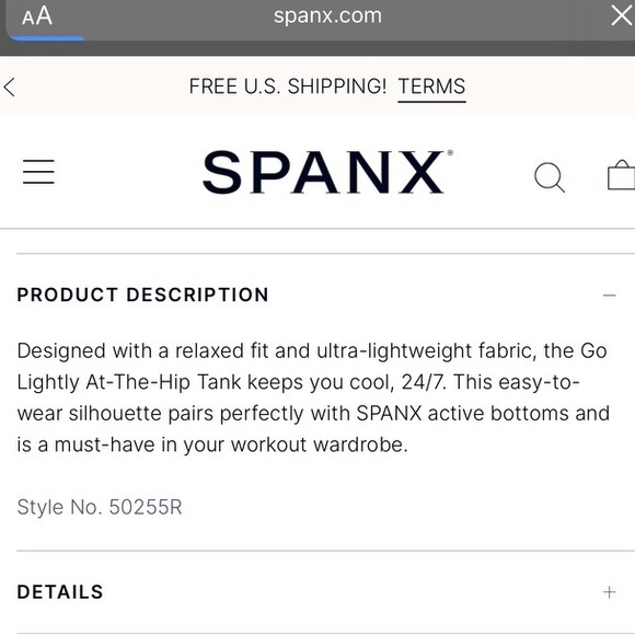 SPANX Tank 🤍 - Picture 7 of 10